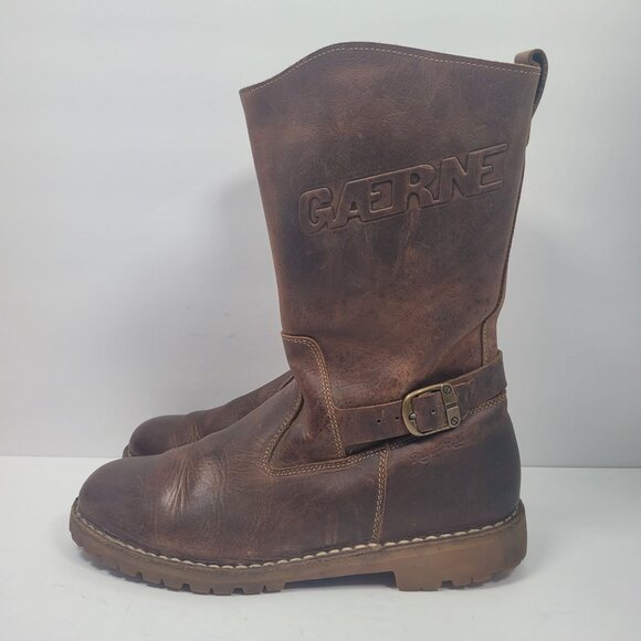 Gaerne Men\'s Distressed Brown Leather Moto/Trial Boots 18651 Size 9 EU 43 Italy main image 12